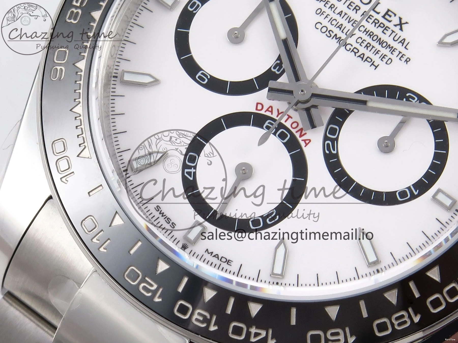 MiroTime 0427 Fashionable Daytona 126500 APF 1:1 Best Edition 904L Steel White Dial on SS Oyster Bracelet DD 1113